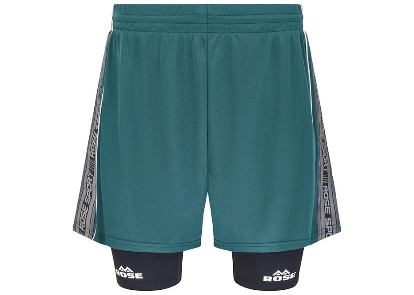 Martine Rose Double Football Sport Shorts Green