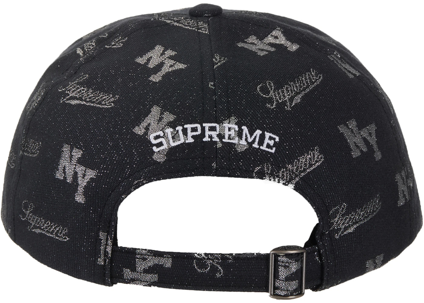 Supreme Monogram 6-Panel Black