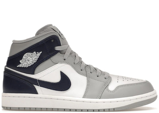 Jordan 1 Mid Wolf Grey Midnight Navy