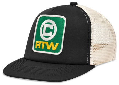Corteiz RTW Box Trucker Cap Black