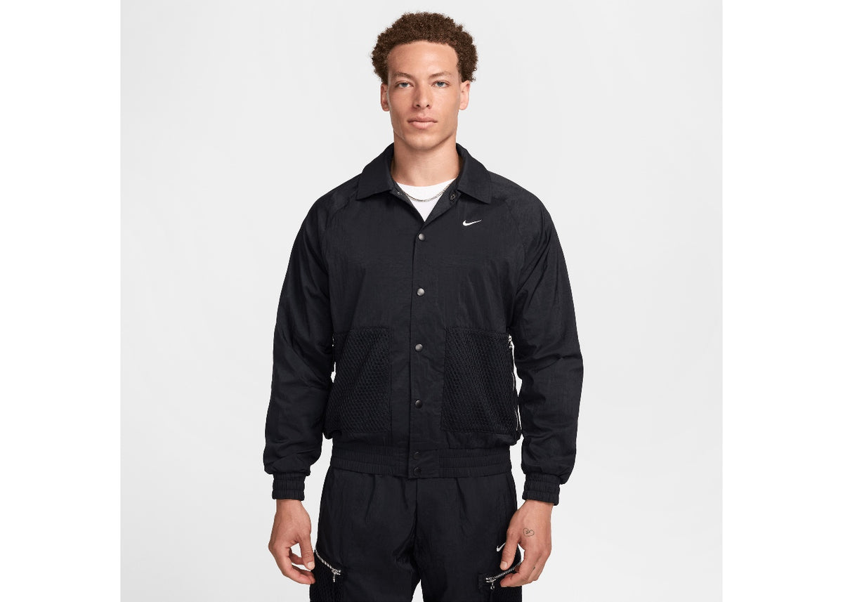 Nike Men's Repel Woven Basketball Jacket Black/White