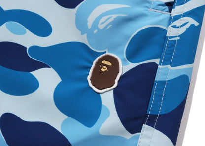 BAPE ABC Camo One Point Relaxed Fit Swim Shorts Blue