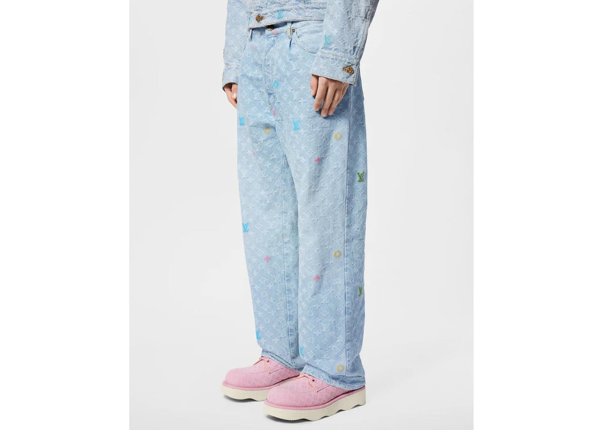 Louis Vuitton by Tyler, the Creator Monogram Denim Pants Washed Indigo