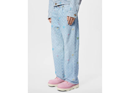 Louis Vuitton by Tyler, the Creator Monogram Denim Pants Washed Indigo