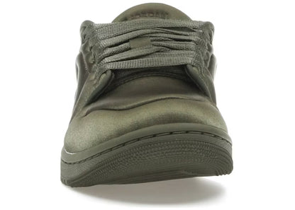 Jordan 1 Low Method of Make Satin Medium Olive (Women's)