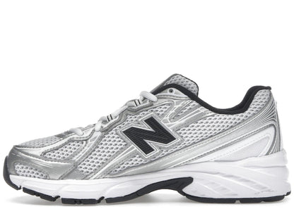New Balance 740 White Silver Metallic Navy