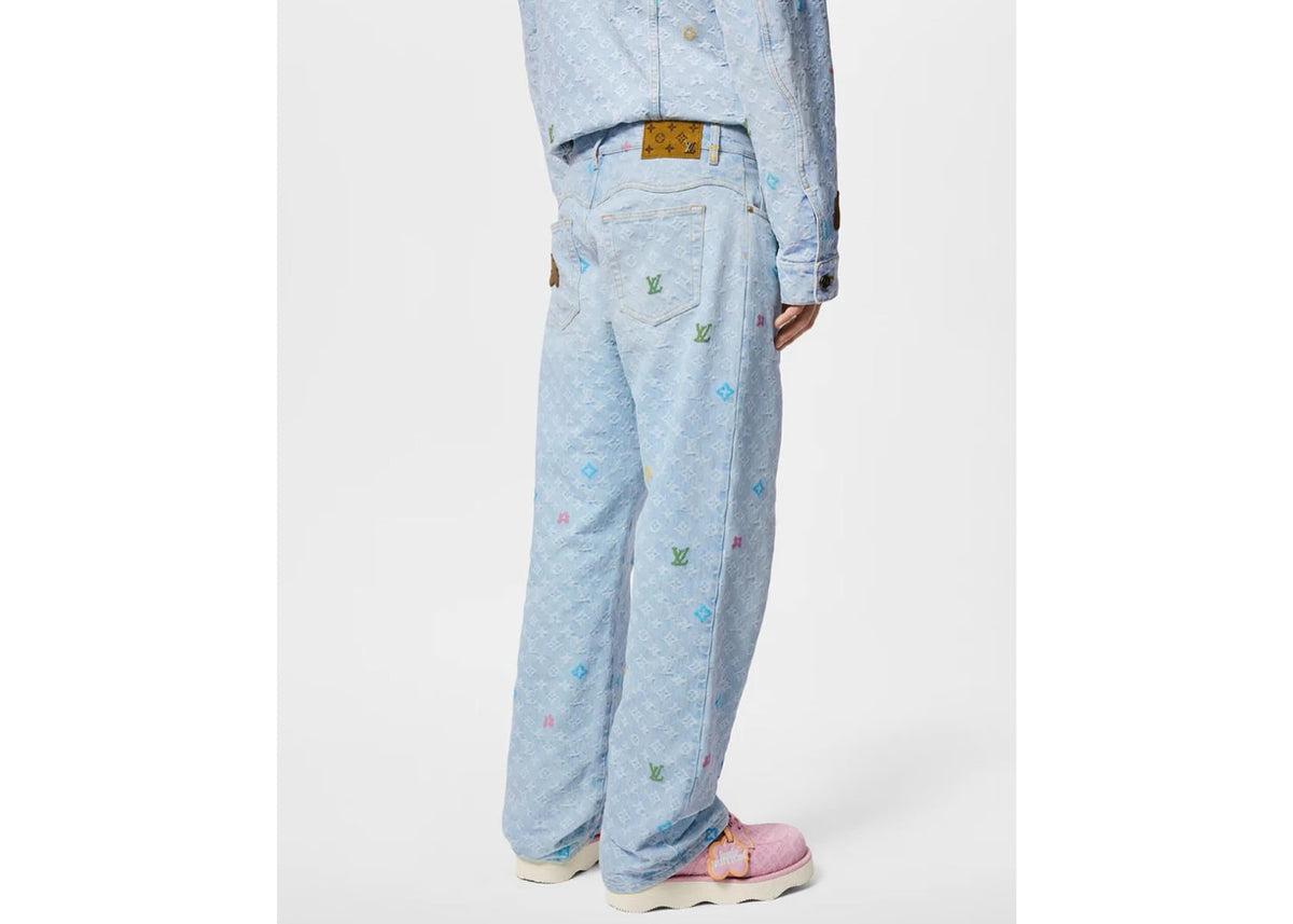 Louis Vuitton by Tyler, the Creator Monogram Denim Pants Washed Indigo