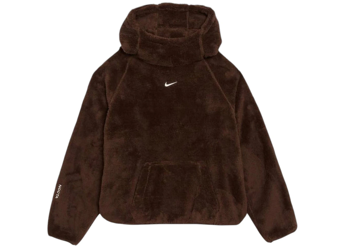 Nike Nocta Drake Chalet Polar Fleece Hoodie brown