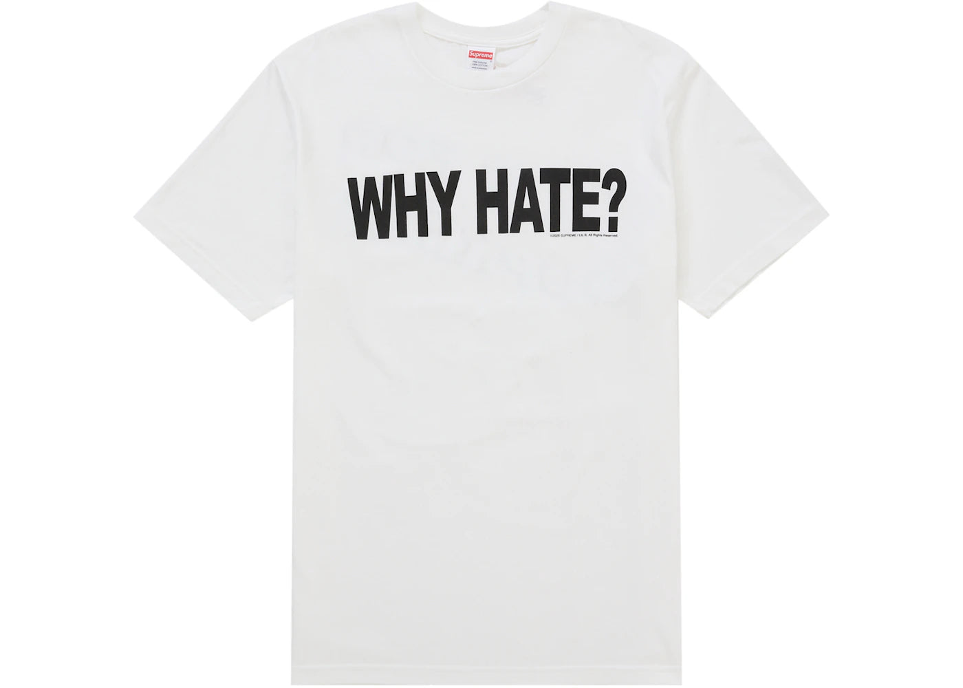 Supreme Based Tee White
