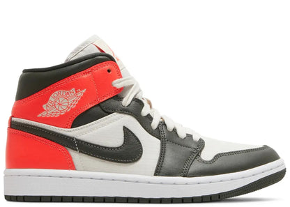 Jordan 1 Mid Newsprint Light Orewood Brown (Women's)