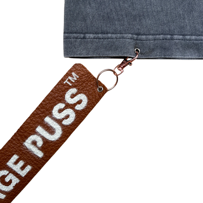 Savage Puss™ vintage heavy longsleeve T-shirt gray