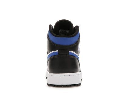 Jordan 1 Mid White Black Racer Blue (GS)