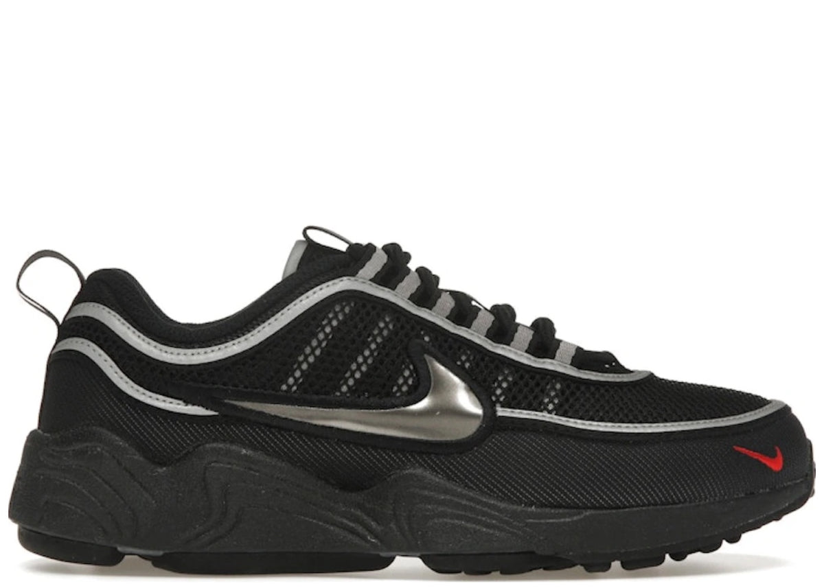 Nike Air Zoom Spiridon Black Metallic Silver