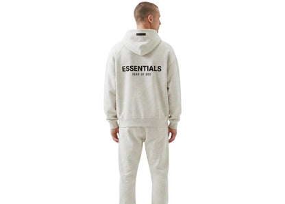 Fear of God Essentials Hoodie Light Oatmeal Grey