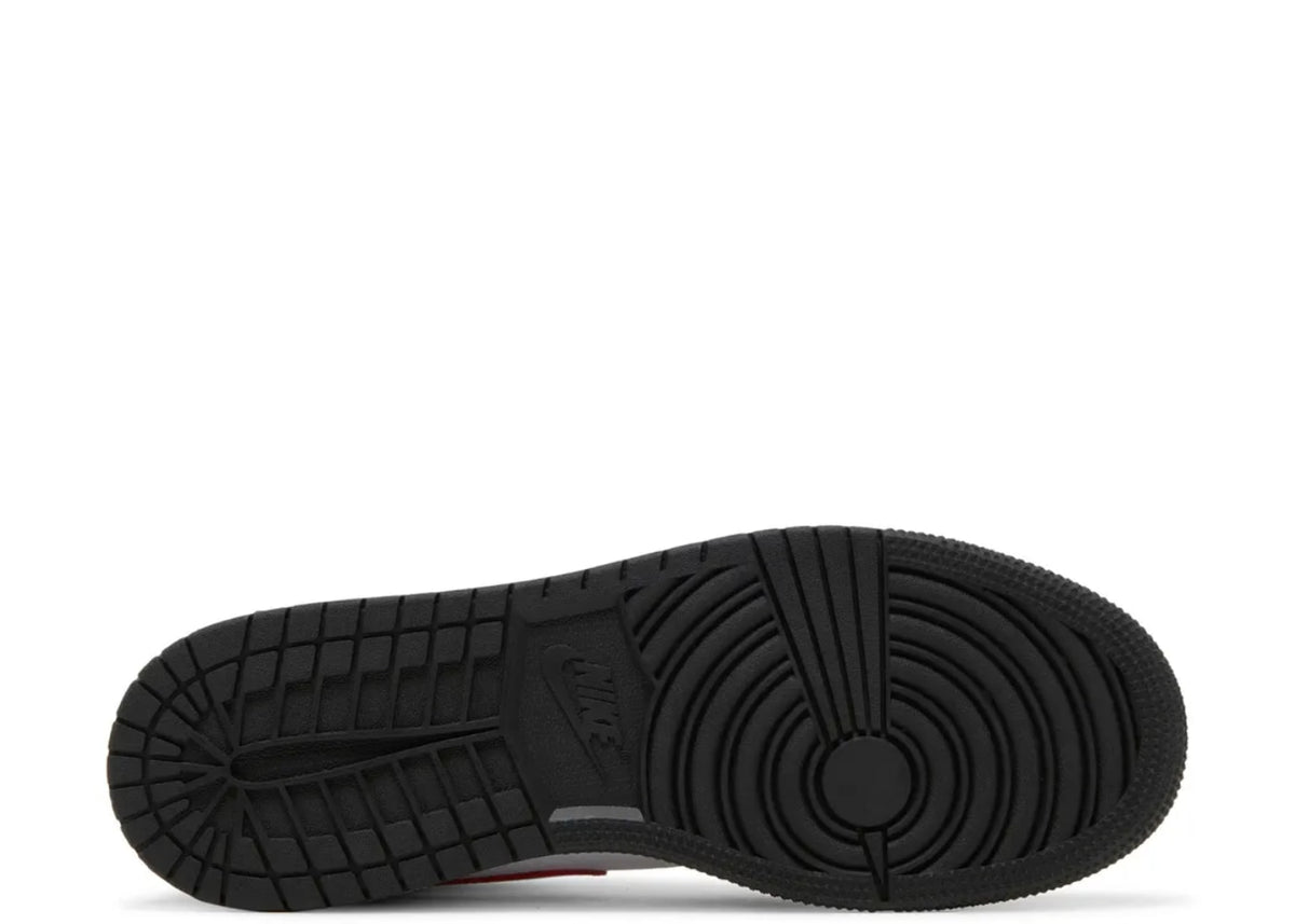 Air Jordan 1 Mid Black Fire Red (GS)
