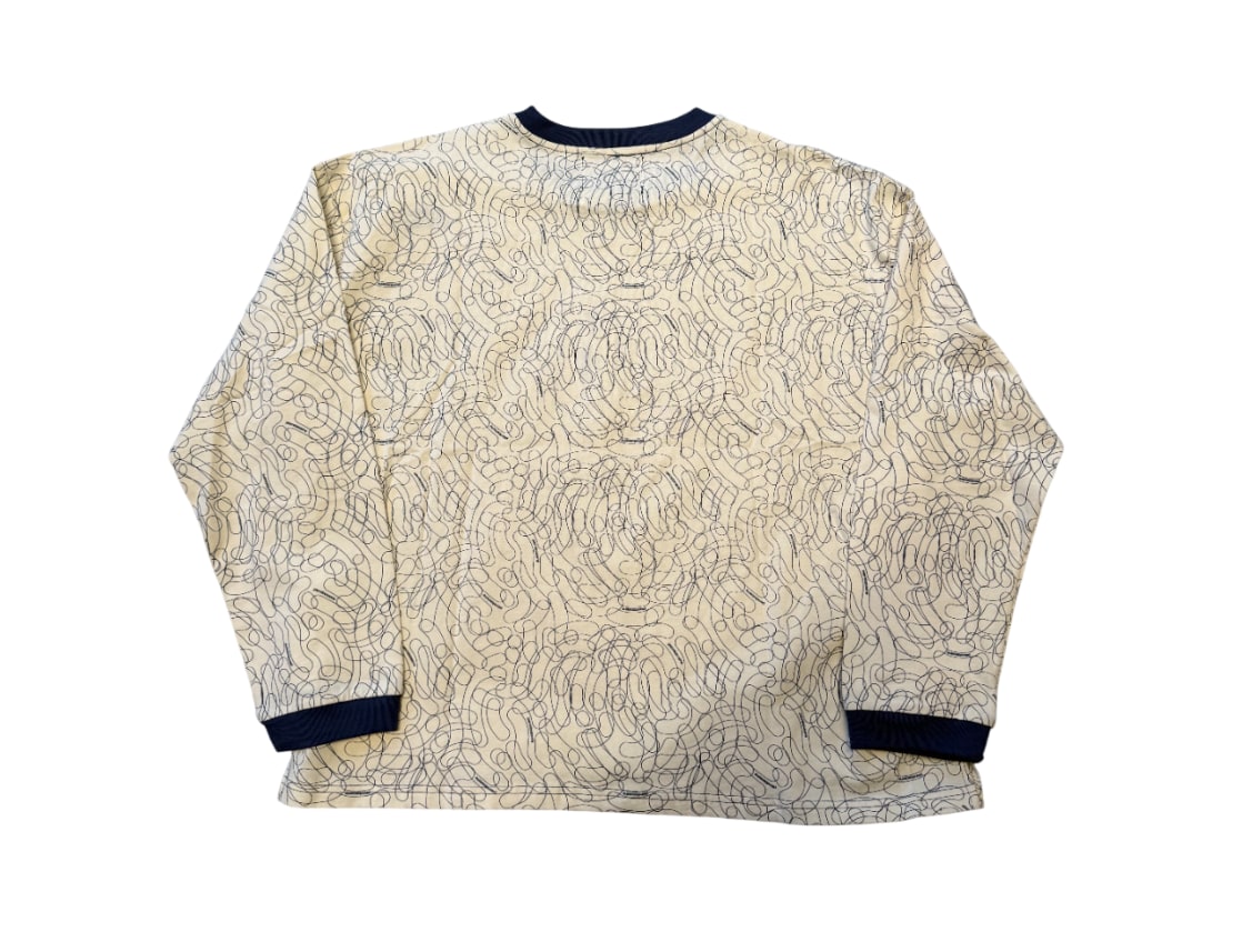 Pierre Bassene Longsleeve Cream/Blue Digital Camo℗