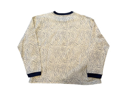 Pierre Bassene Longsleeve Cream/Blue Digital Camo℗