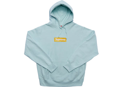 Supreme Box Logo Hooded Sweatshirt (FW17) Ice Blue