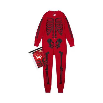 Supreme x Hanes Bones Thermal Union Suit (1 Pack) 'Red'