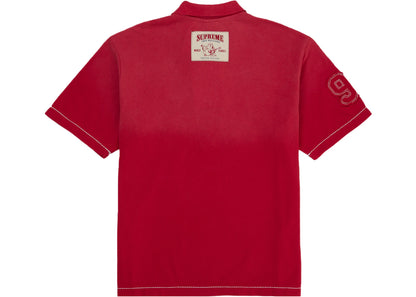 Supreme True Religion Applique Polo Red