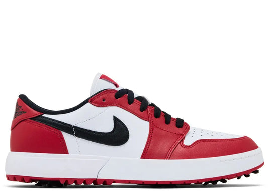 Jordan 1 Low Golf Spiked Varsity Red White Black