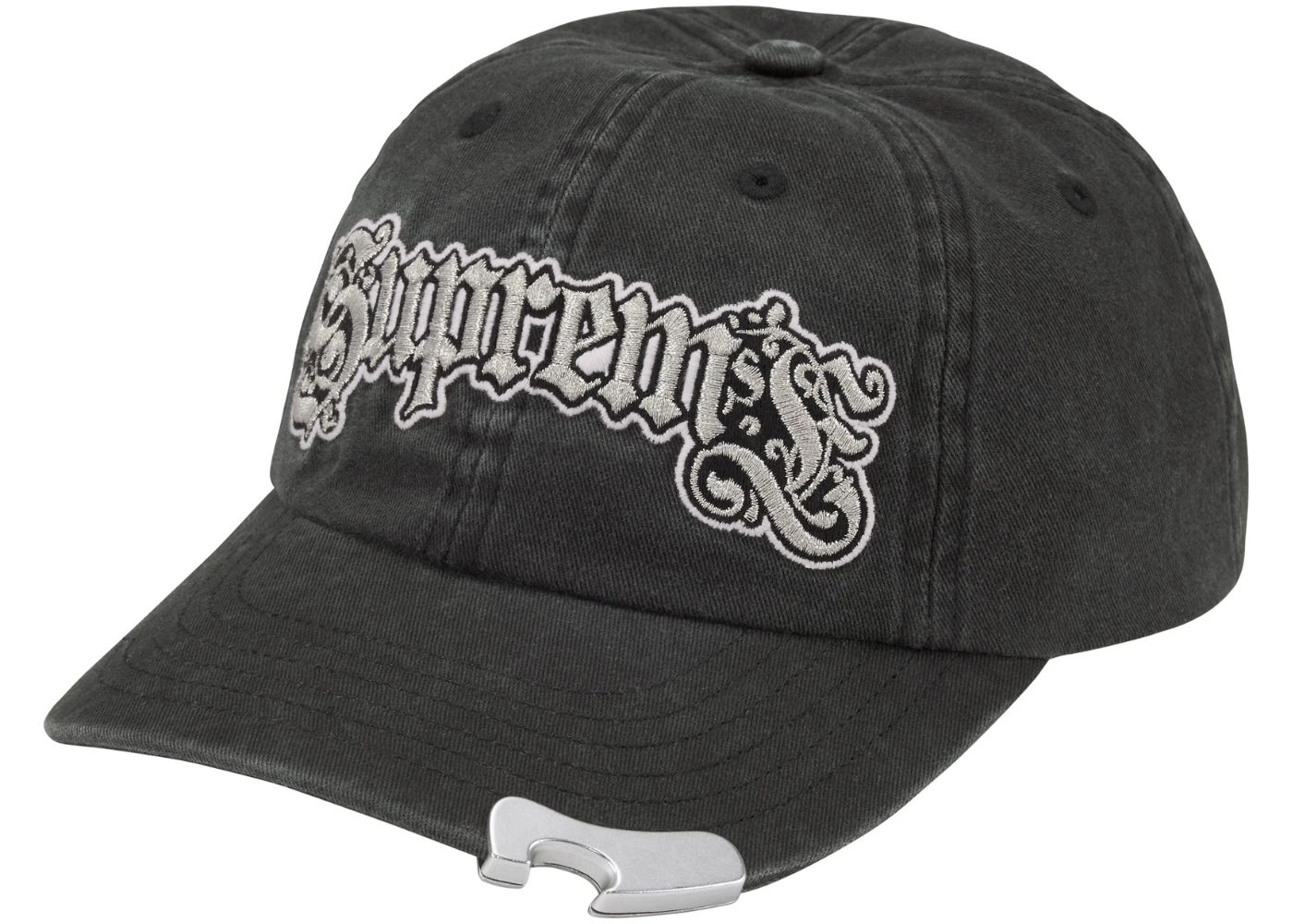 Supreme Bottle Opener 6-Panel Cap Black