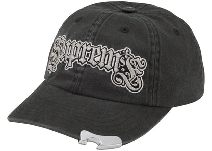 Supreme Bottle Opener 6-Panel Cap Black