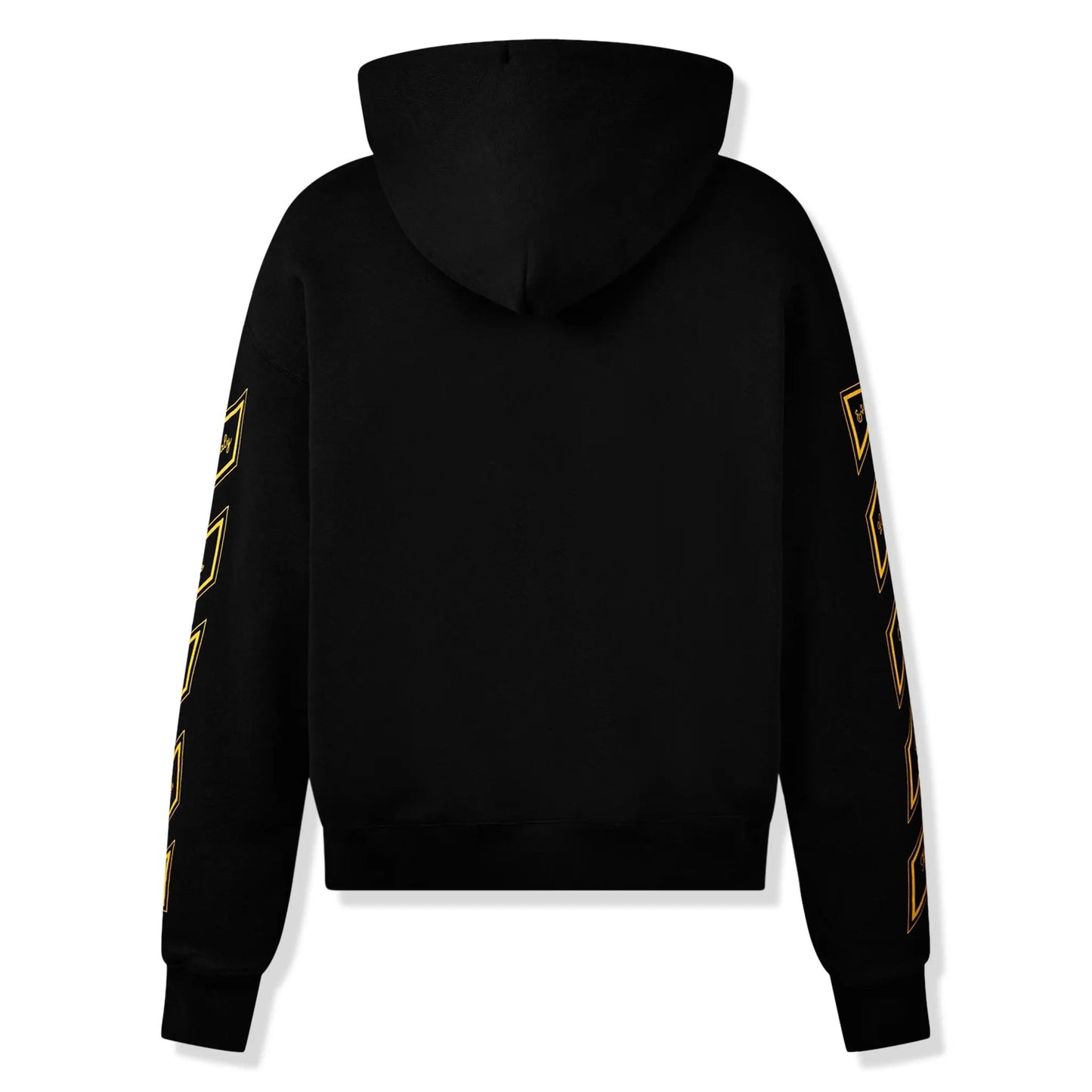 Off White OW 23 Skate Hoodie Black Gold Fusi