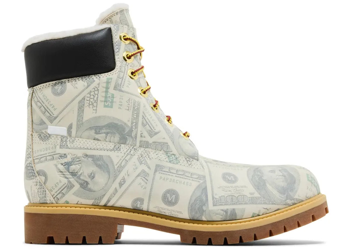 Timberland 6" Premium Waterproof Boot Supreme MM6 Maison Margiela $100 Bills