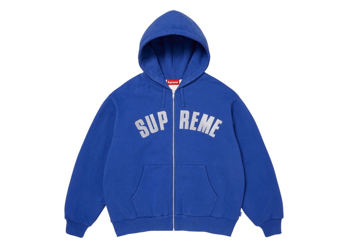 Supreme Arc Thermal Lined Zip Up Hooded Sweatshirt 'Royal'