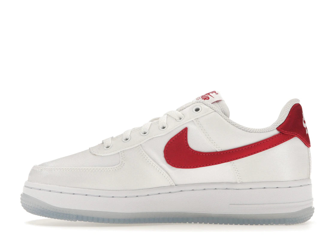 Nike Air Force 1 Low '07 Satin White Varsity Red (Women's)
