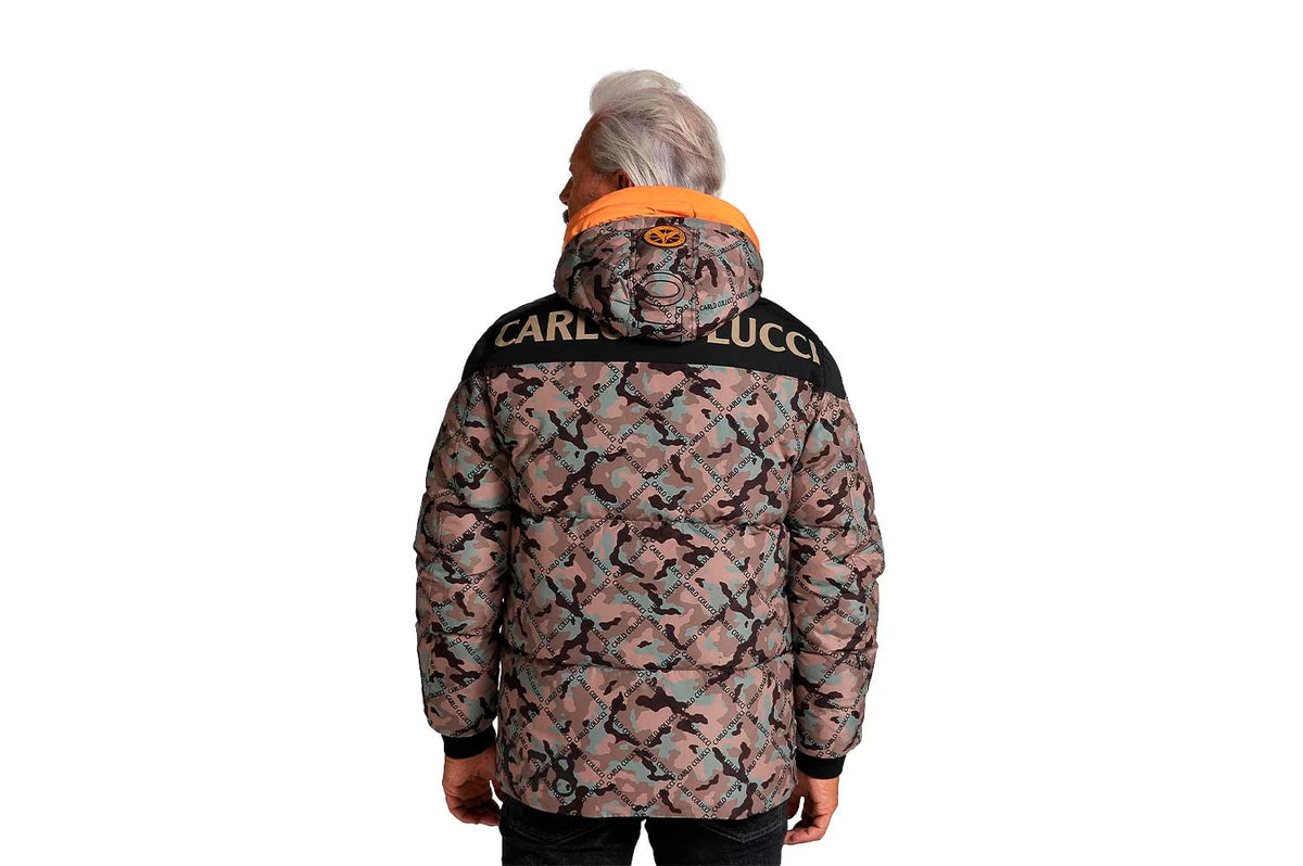 Carlo Colucci Puffer Jacket Corsini Brown