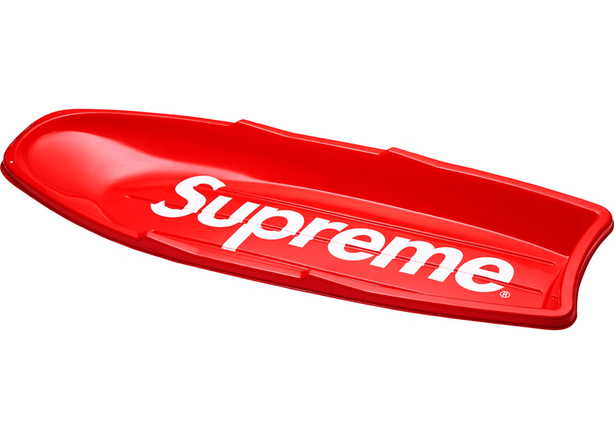Supreme Snow Sled Red