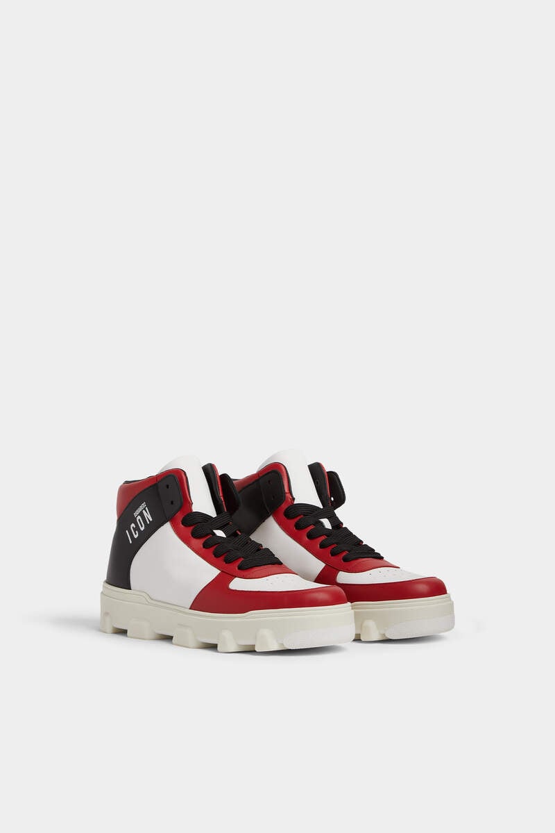 Dsquared2 D2 Icon Basket Sneakers Red