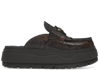 Jordan Mule Croc Velvet Brown (Women's)