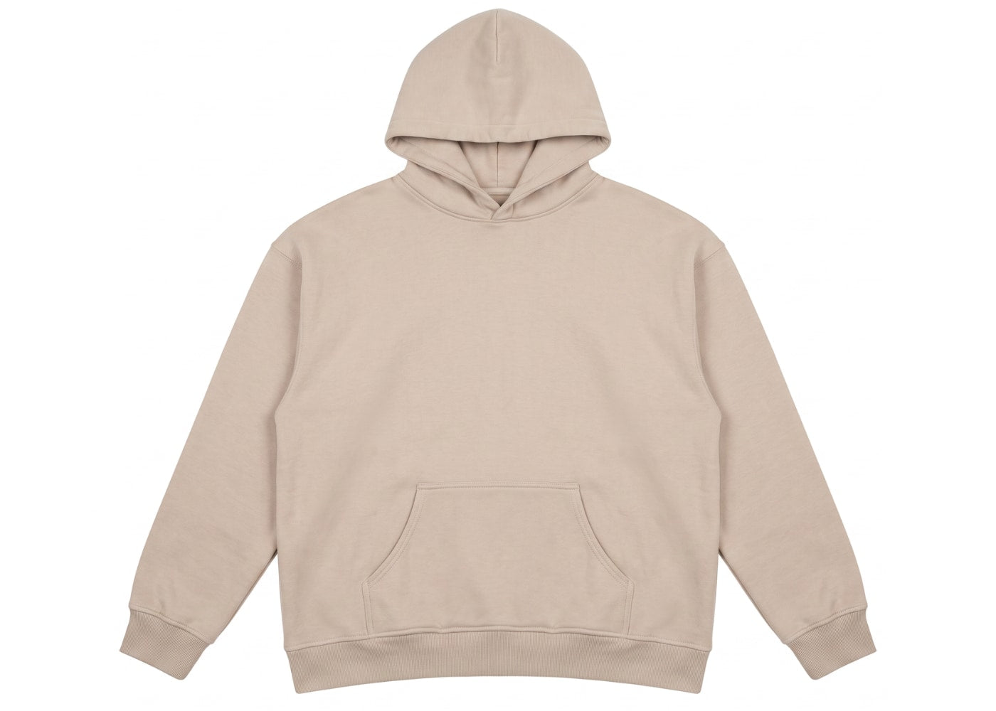Cotton Garments Hoodie 500GSM Light Brown