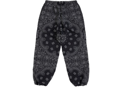 Supreme Reflective Bandana Track Pant Black