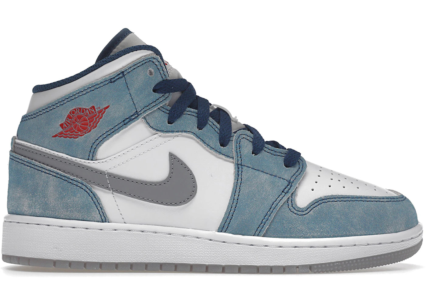 Air Jordan 1 Mid SE French Blue Light Steel (GS)