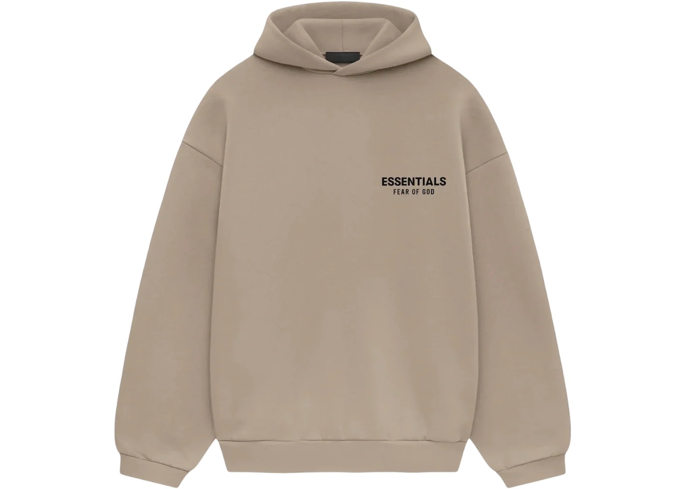 Fear of God Essentials Oversized Fleece Hoodie Desert Sand