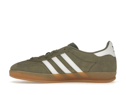 adidas Gazelle Indoor Olive Strata Cloud White Gum