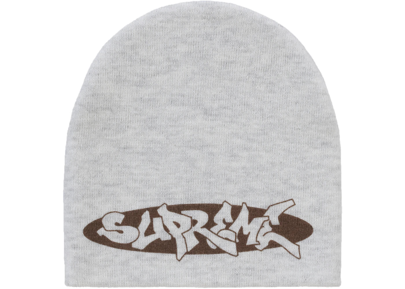 Supreme New World Order Beanie Heather Grey