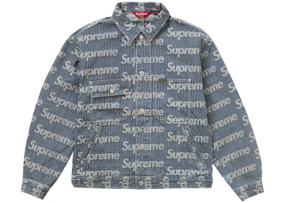 Supreme Denim Chore Trucker Jacket Stripe