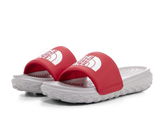 The North Face Never Stop Cush Slide Red Grey
