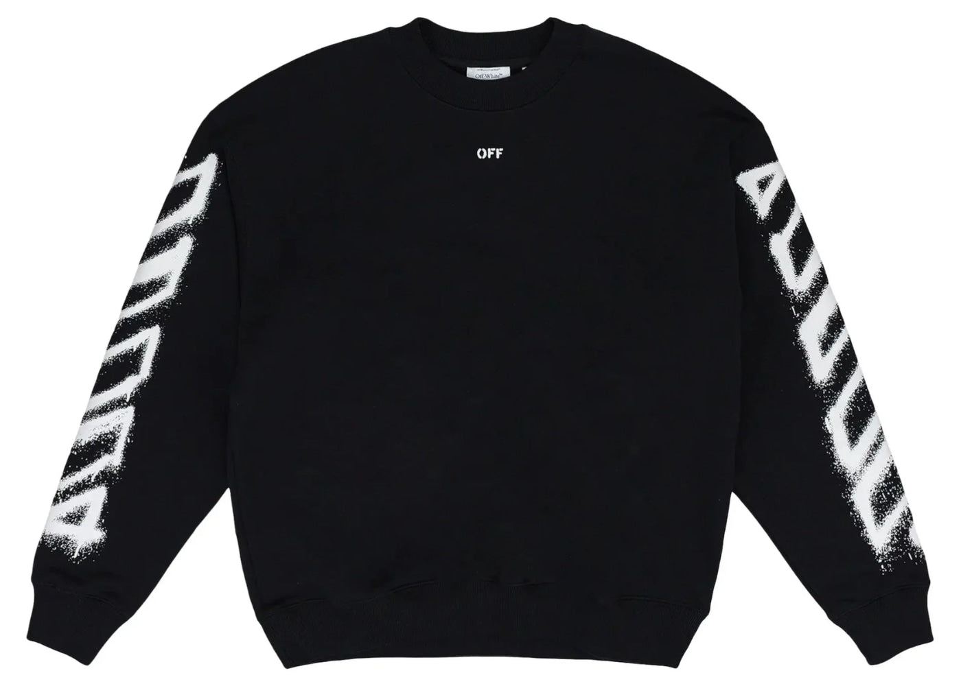 Off White Spray Can Arrow Crewneck Black