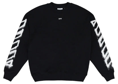 Off White Spray Can Arrow Crewneck Black