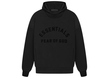 Fear of God Essentials Arch Logo Hoodie Jet Black