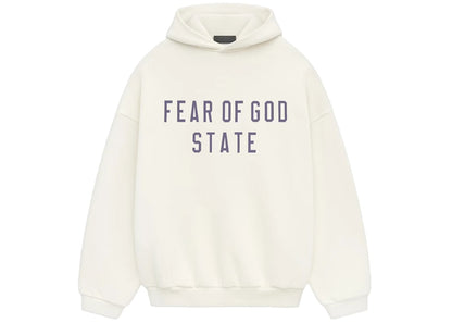 Fear of God Essentials Fleece Hoodie Shell White Cream