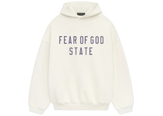 Fear of God Essentials Fleece Hoodie Shell White Cream