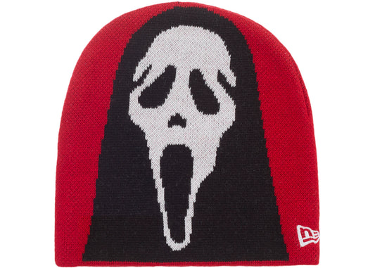 Supreme New Era Ghostface Beanie Red