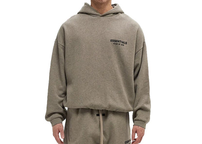 Fear of God Essentials Fleece Hoodie (FW24) Heather Grey